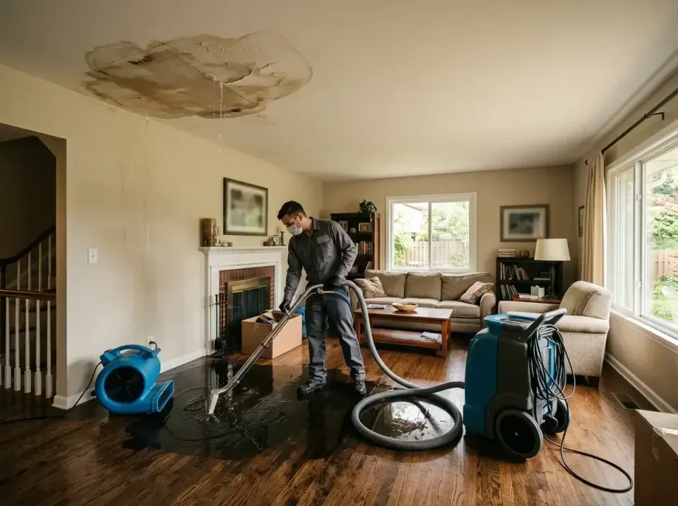 attic-pipe-burst-ceiling-drip-008 — frequently asked questions, Water Damage Restoration & Carpet Care in Wakefield, VA